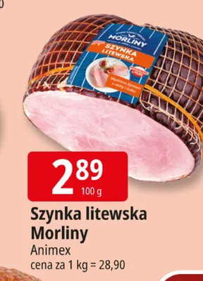 Szynka litewska Morliny promocja w Leclerc
