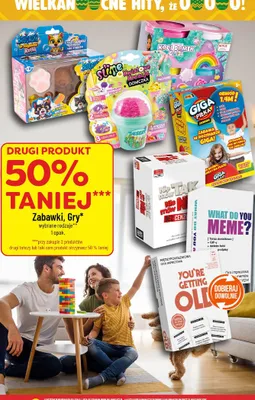 Zabawki, gry wybrane rodzaje promocja w POLOmarket