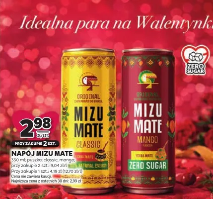 Napój Mizu Mate Classic promocja w Stokrotka