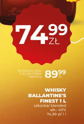 Whisky Ballantine's Finest szkocka blended promocja w Duży Ben