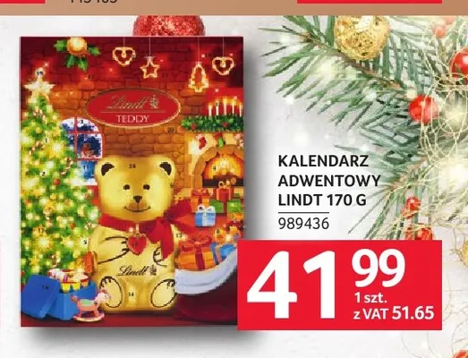 Kalendarz adwentowy Lindt promocja w Selgros