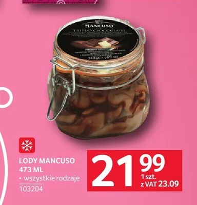 Lody Mancuso Triplo Cioccolato promocja w Selgros