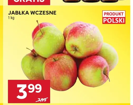 Jabłka wczesne promocja w Stokrotka