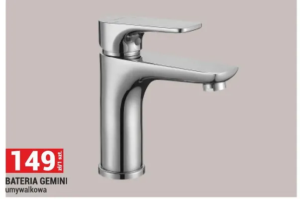 Bateria Gemini umywalkowa promocja w Merkury Market