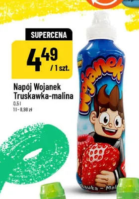 Napój Wojanek Truskawka-malina promocja w POLOmarket