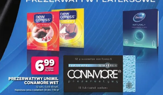 Prezerwatywy New Caress Sensual promocja w Stokrotka