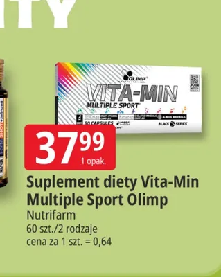 Suplement diety Vita-Min Multiple Sport Olimp promocja w Leclerc