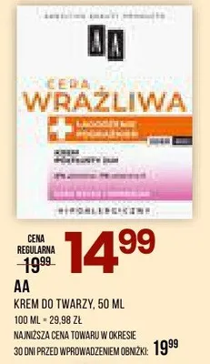 Krem do twarzy promocja w Drogerie Natura