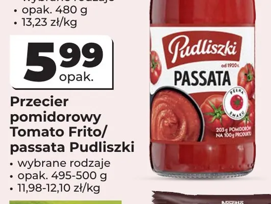 Przecier pomidorowy Tomato Frito Pudliszki promocja w Odido
