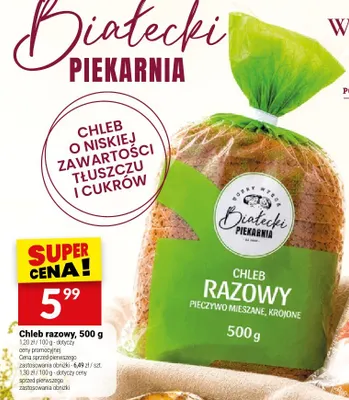 Chleb razowy Białecki promocja w Twój Market