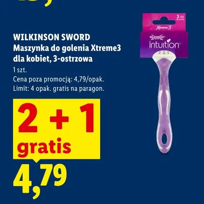 Maszynka do golenia Wilkinson Sword Xtreme3 dla kobiet 3-ostrzowa promocja w Lidl