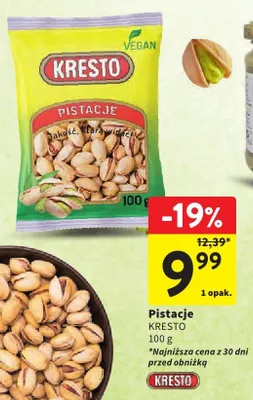 Pistacje promocja w Intermarche
