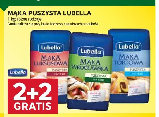 Mąka puszysta wrocławska Lubella promocja w Stokrotka