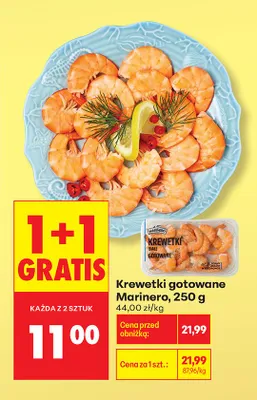 Krewetki gotowane Marinero promocja w Biedronka