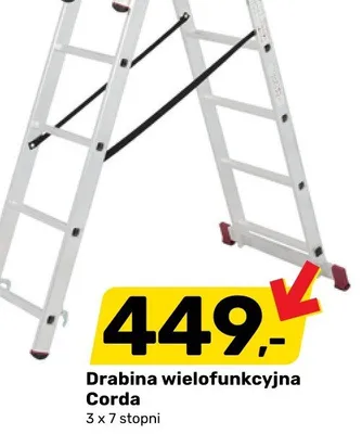 Drabina wielofunkcyjna Corda promocja w Bricomarche