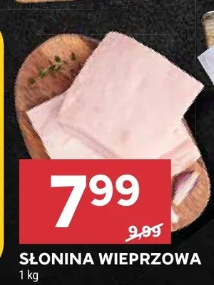 Słonina wieprzowa promocja w Stokrotka