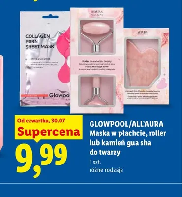 Kamień gua sha do twarzy All'Aura promocja w Lidl