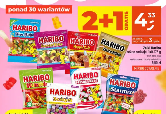 Żelki Haribo Squidgies promocja w Dealz
