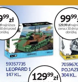 Klocki konstrukcyjne COBI Leopard 1 147 kl. promocja w Dzień Dziecka