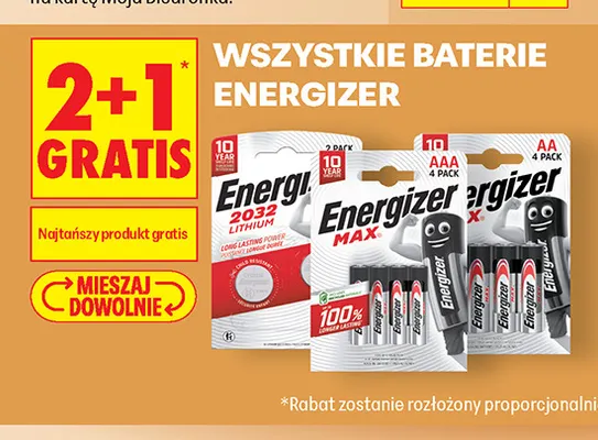 Baterie litowe Energizer 2032 2-pak promocja w Biedronka
