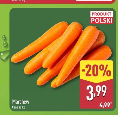Marchew polska promocja w Aldi