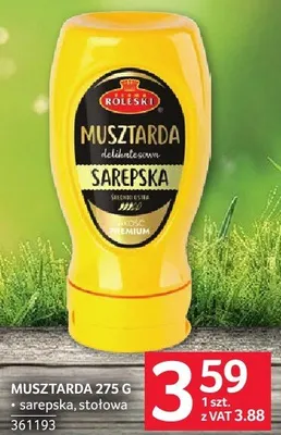 Musztarda sarepska Roleski 275 g promocja w Selgros