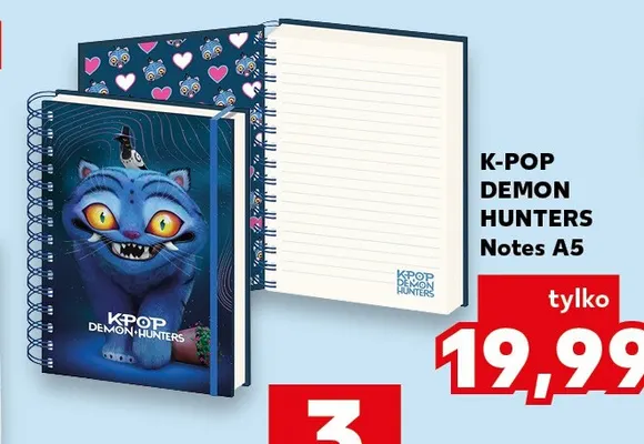 Notes A5 K-Pop Demon Hunters promocja w Kaufland