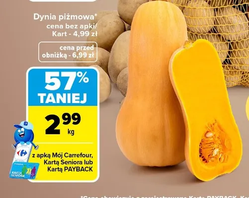 Dynia piżmowa promocja w Carrefour