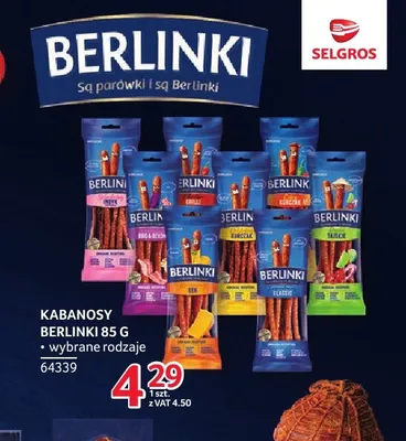 Kabanosy Berlinki promocja w Selgros