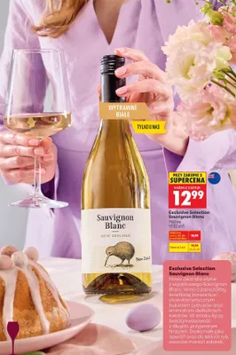 Wino Sauvignon Blanc promocja w Biedronka