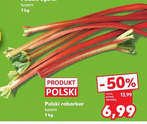 Rabarbar polski promocja w Kaufland