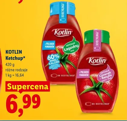 Ketchup Kotlin promocja w Lidl