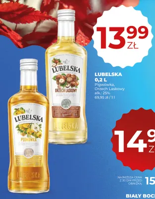 Likier Lubelska Pigwówka promocja w Duży Ben