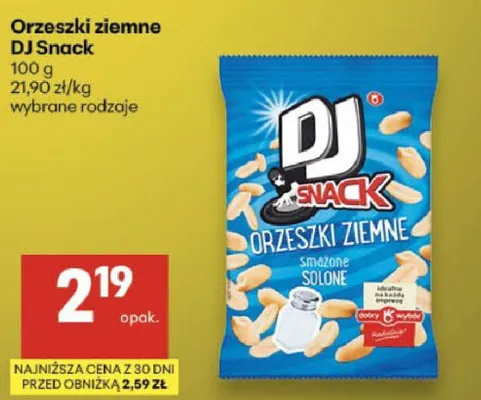 Orzeszki ziemne promocja w Delikatesy Centrum
