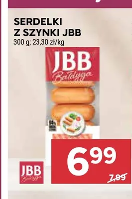 Serdelki z szynki JBB promocja w Stokrotka