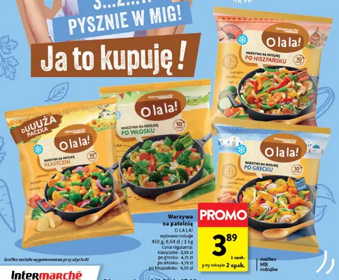 Warzywa na patelnię po włosku O la la! promocja w Intermarche