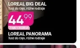 Tusz do rzęs Loreal Panorama promocja w Drogerie Koliber