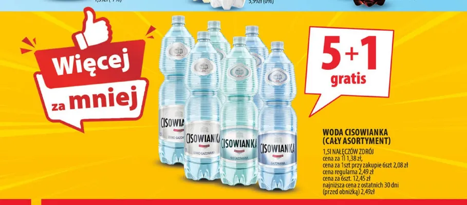 Woda Cisowianka promocja w Arhelan