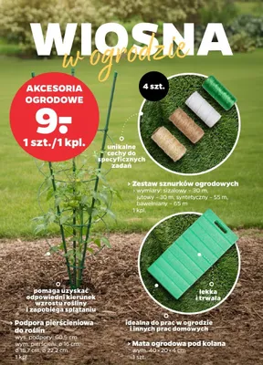 Akcesoria ogrodowe promocja w Netto