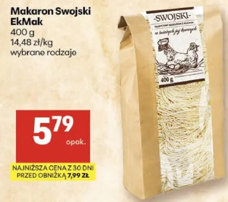 Makaron promocja w Delikatesy Centrum