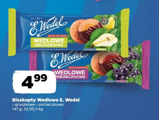 Biszkopty Wedlowe gruszkowe promocja w Netto