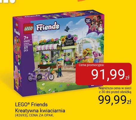 Klocki LEGO Friends Kreatywna kwiaciarnia 42693 promocja w Smyk
