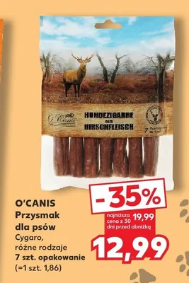 Przysmak dla psów Cygaro, różne rodzaje promocja w Kaufland