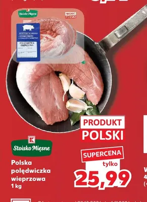 Polska polędwiczka wieprzowa Stoisko Mięsne promocja w Kaufland