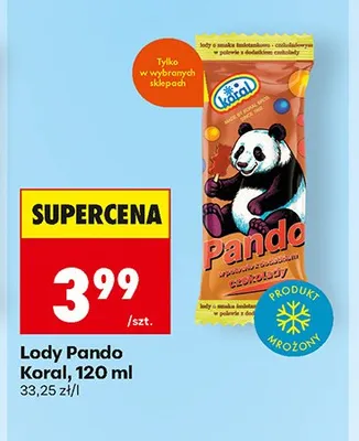 Lody Pando Koral promocja w Biedronka