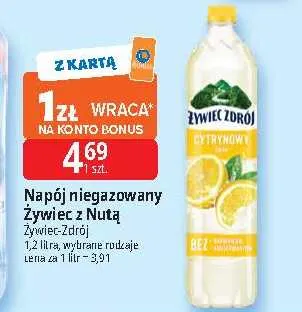 Napój niegazowany Żywiec z Nutą promocja w Leclerc