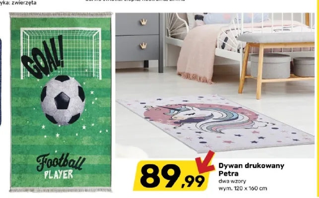 Dywan drukowany Petra promocja w Bricomarche