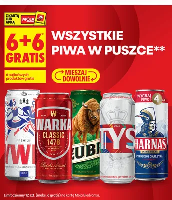 Piwo Żywiec Premium promocja w Biedronka