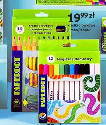 Kredki ołówkowe jumbo Paperdot promocja w Empik