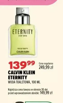 Woda toaletowa Calvin Klein Eternity promocja w Drogerie Natura